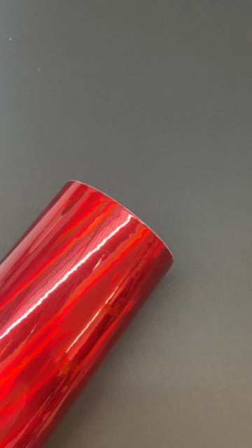 Vinilo adhesivo holográfico rojo cereza Encore® EFX21