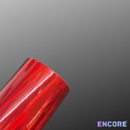 Vinyle adhésif holographique rouge cerise Encore® EFX21