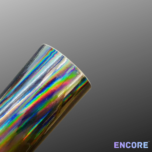 Vinyle adhésif holographique gris métallisé Encore® EFX21