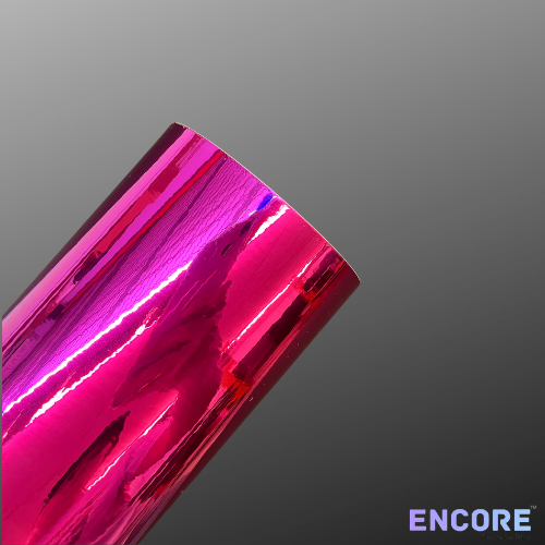 Vinyle adhésif rose fluorescent miroir Encore® EFX21